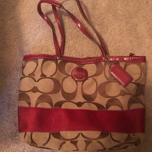 Gently used coach purse